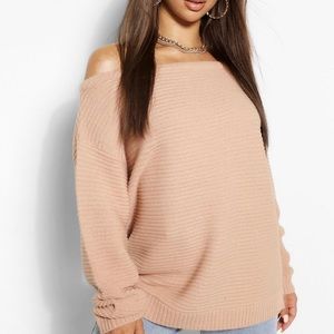Off shoulder sweater